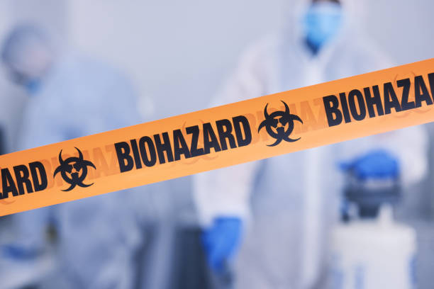 Professional Biohazard technician working in Agate, CO